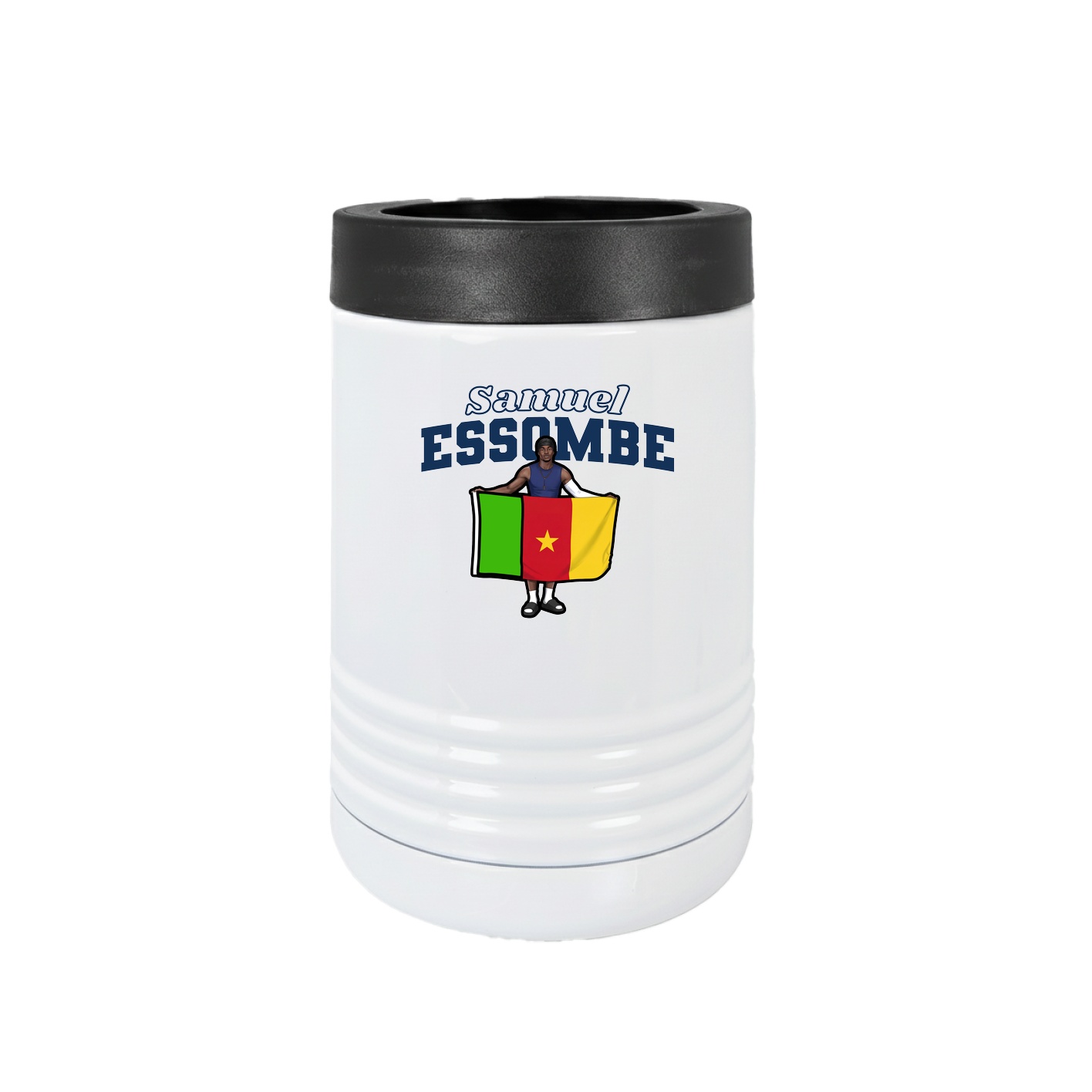 Beverage Holder — Name Arch in White
