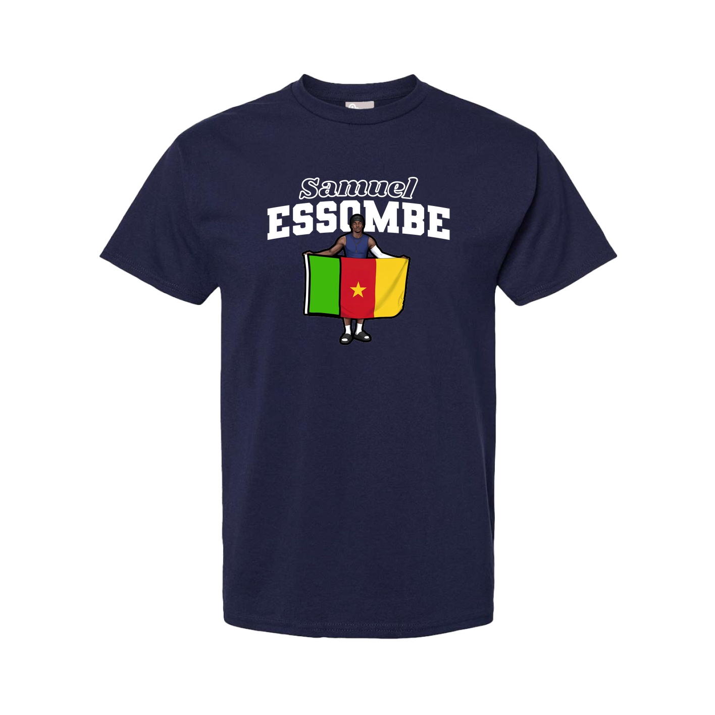 Youth Tee — Name Arch in Navy