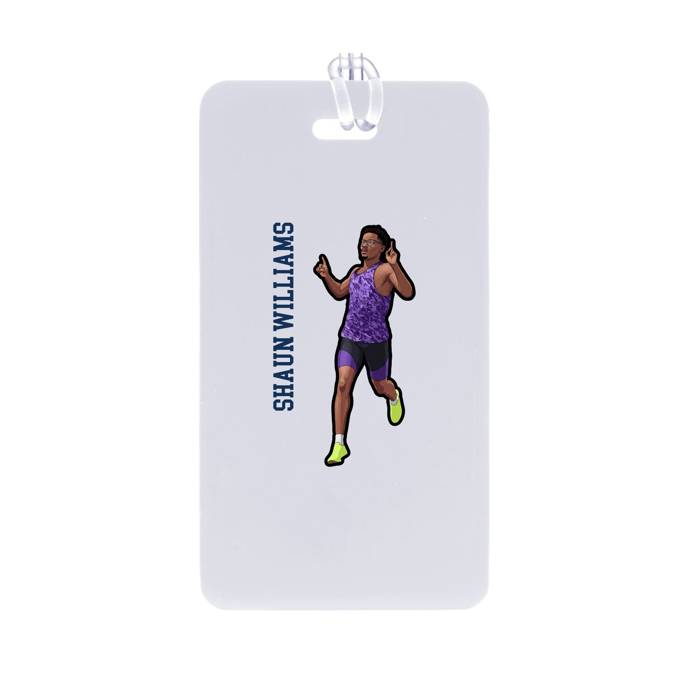 Bag Tag — Name Vertical in Classic