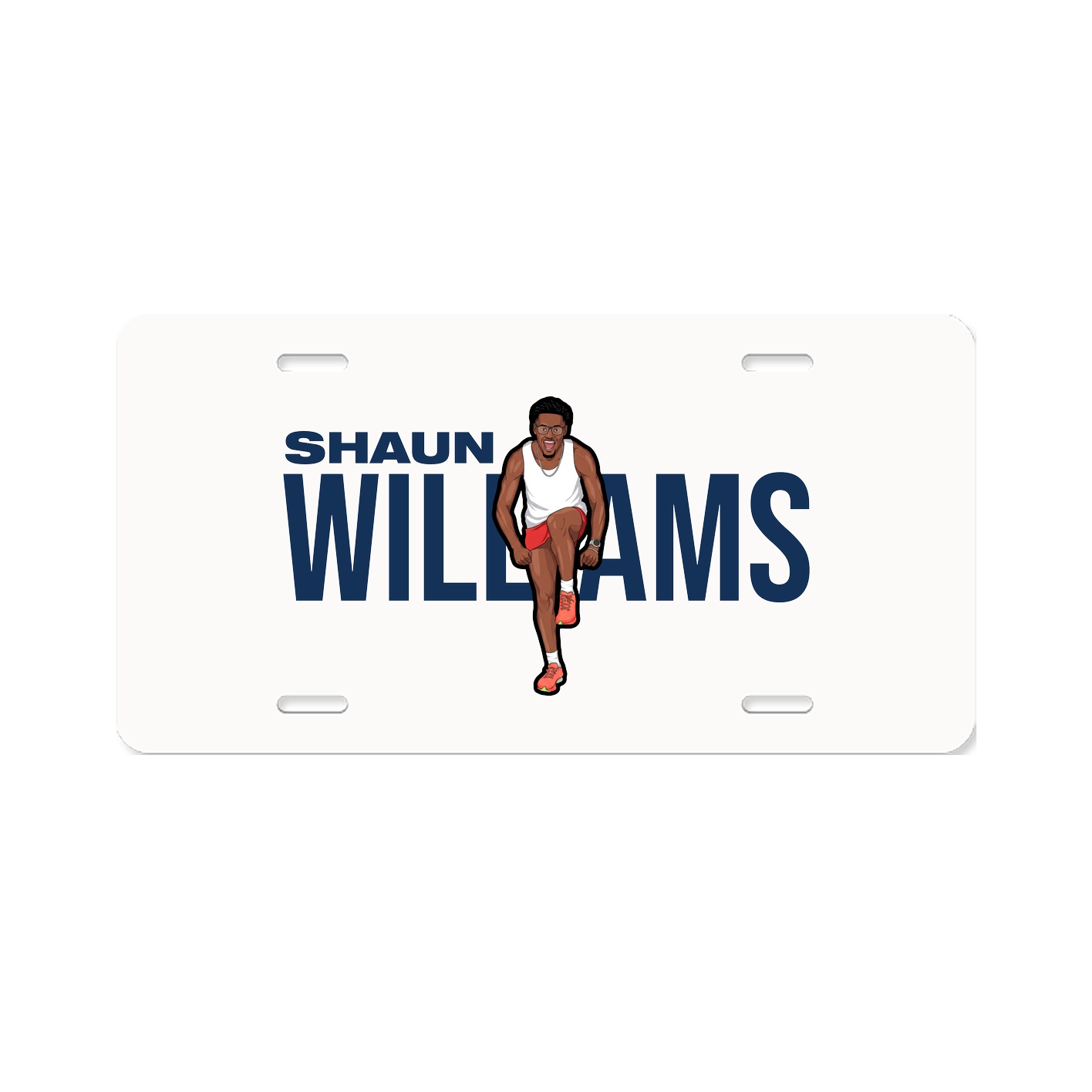 License Plate — Player Name in Classic