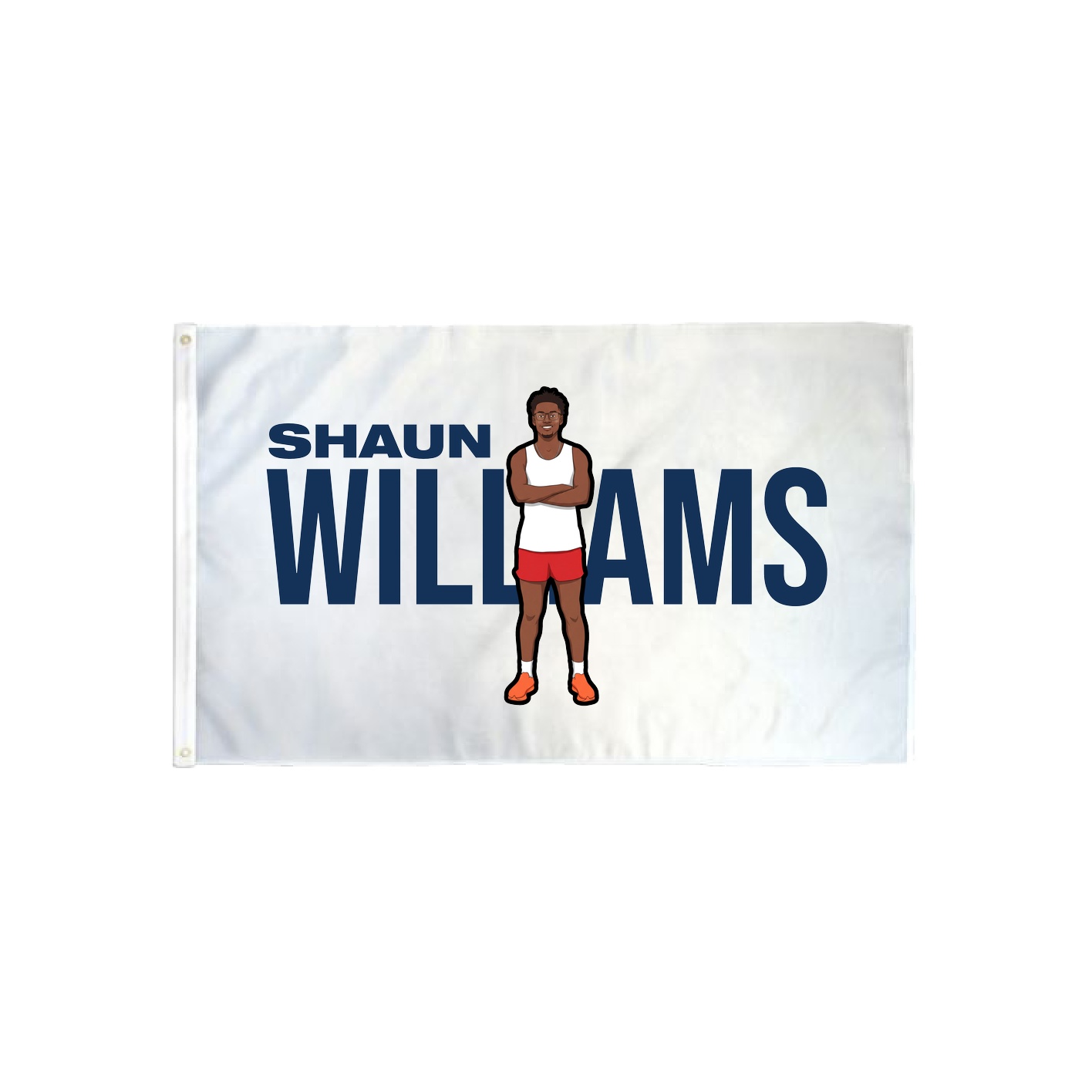 3x5 Flag — Player Name in Classic
