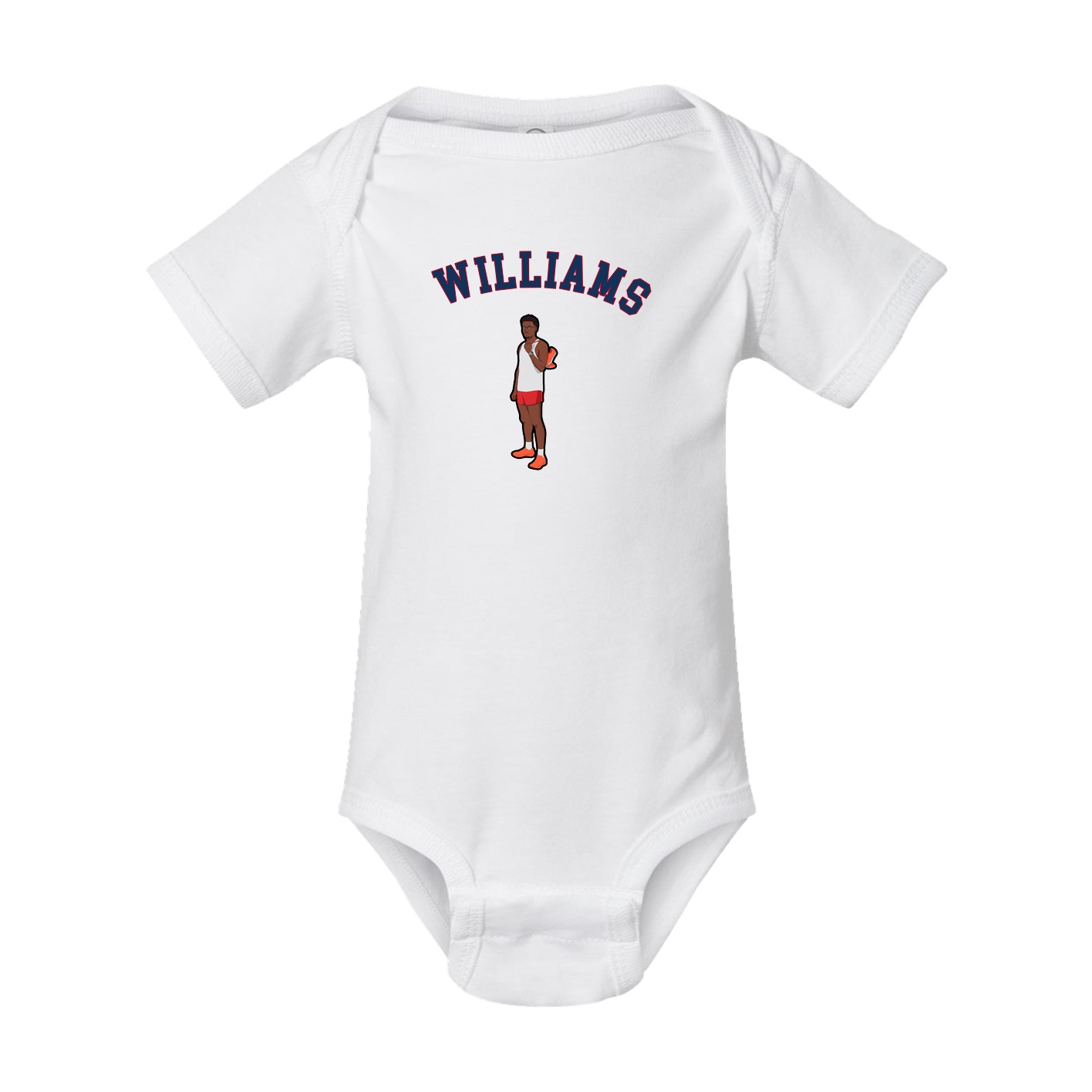 Baby Onesie — Shirsey Arch in White