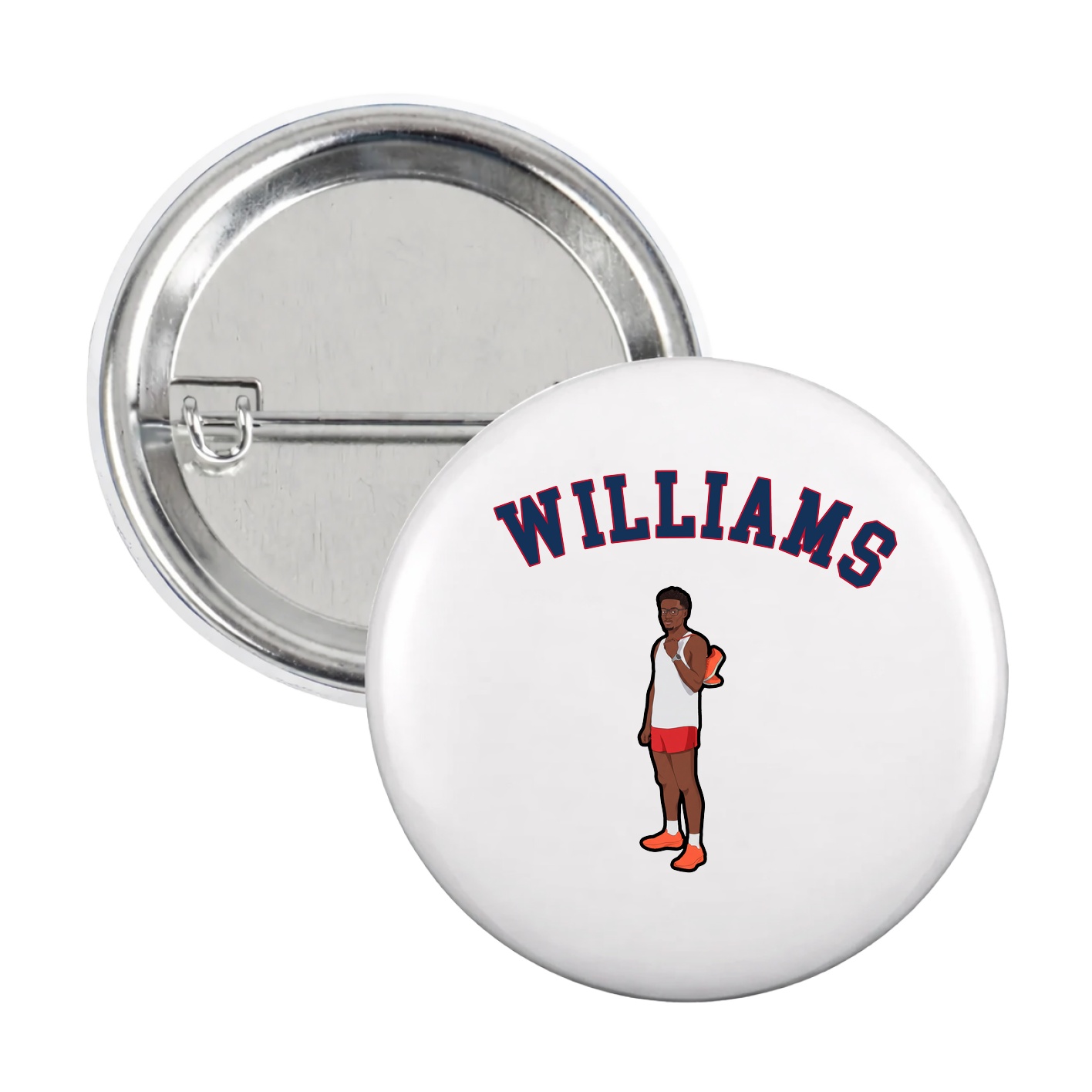 Game Day Button — Shirsey Arch in White