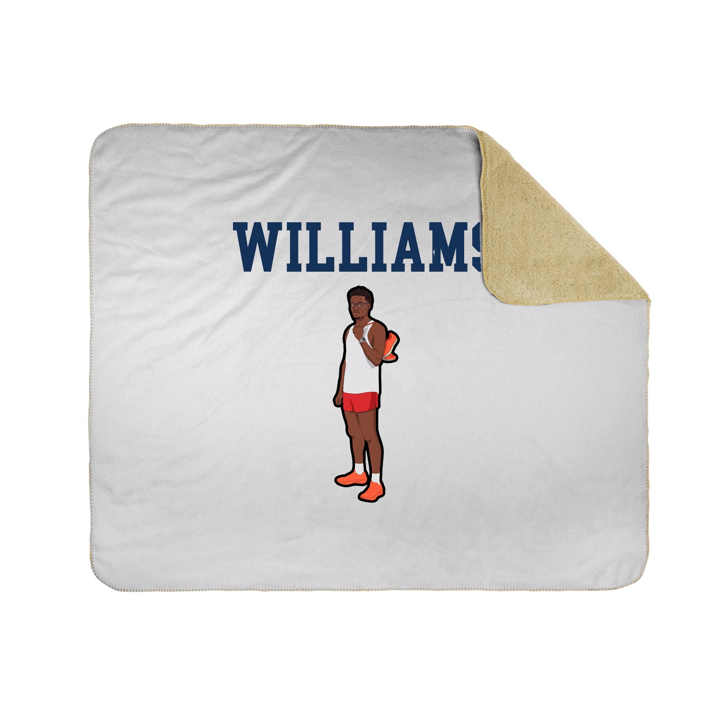 Throw Blanket — Shirsey in White