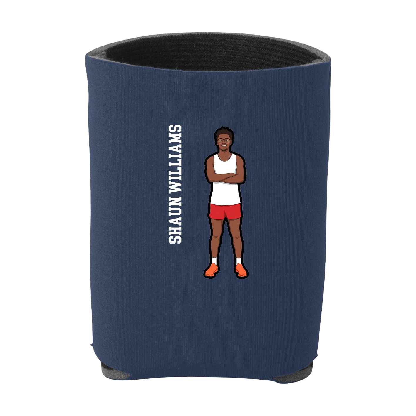 Can Holder — Name Vertical in Navy