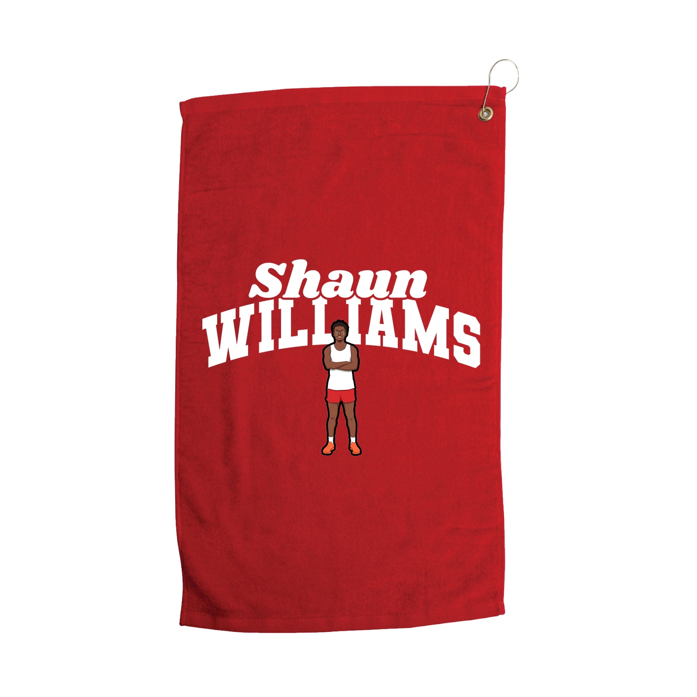 Golf Towel — Signature Arch in Red