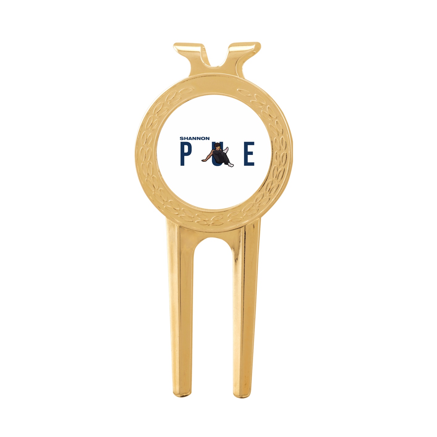Divot Tool with Ball Marker — Player Name in Classic