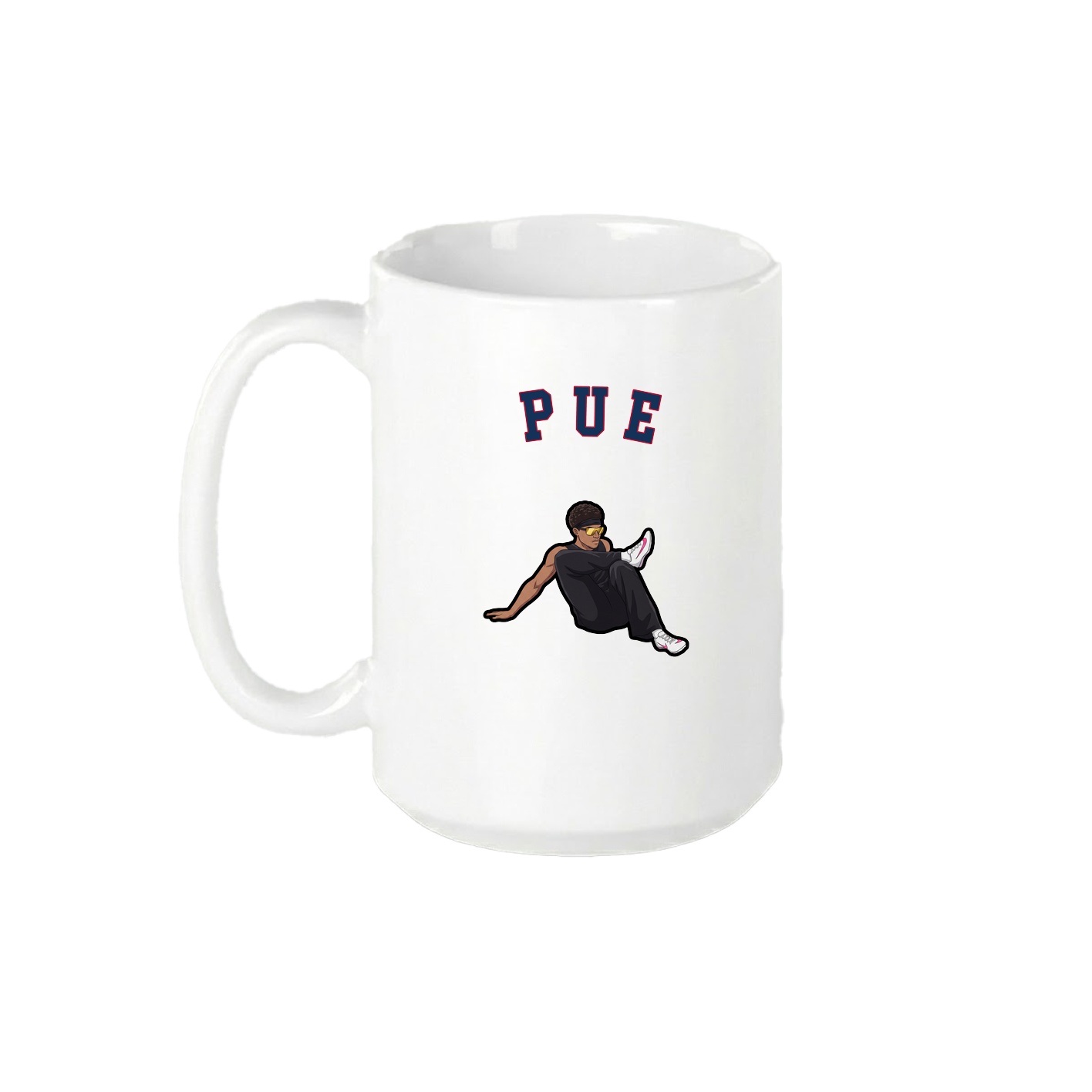 15oz Coffee Mug — Shirsey Arch in White