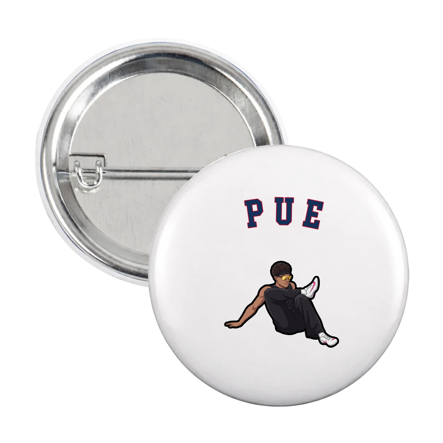 Game Day Button — Shirsey Arch in White