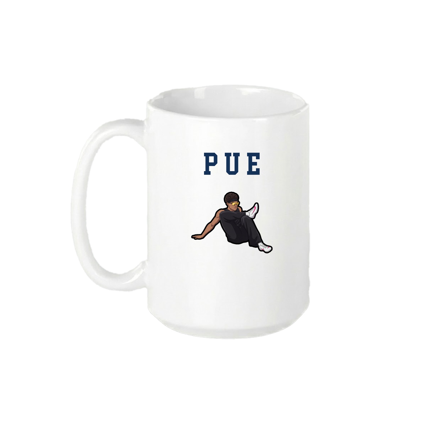 15oz Coffee Mug — Shirsey in White