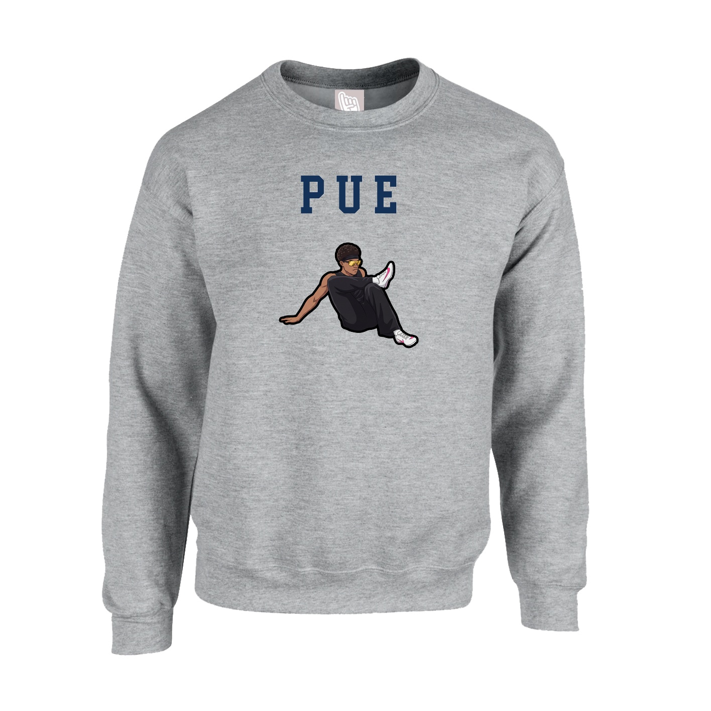 Fleece Crew — Shirsey in Grey