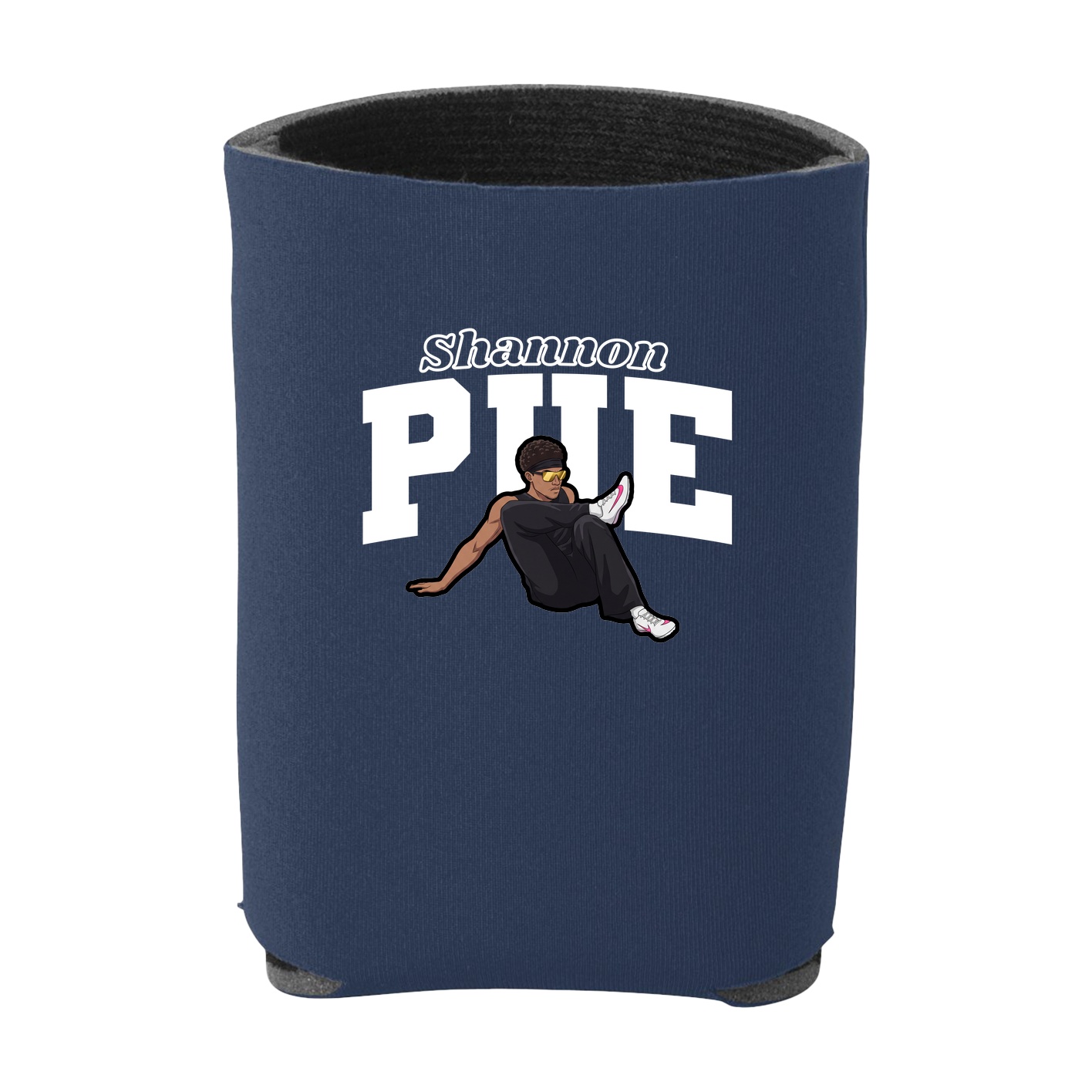 Can Holder — Name Arch in Navy