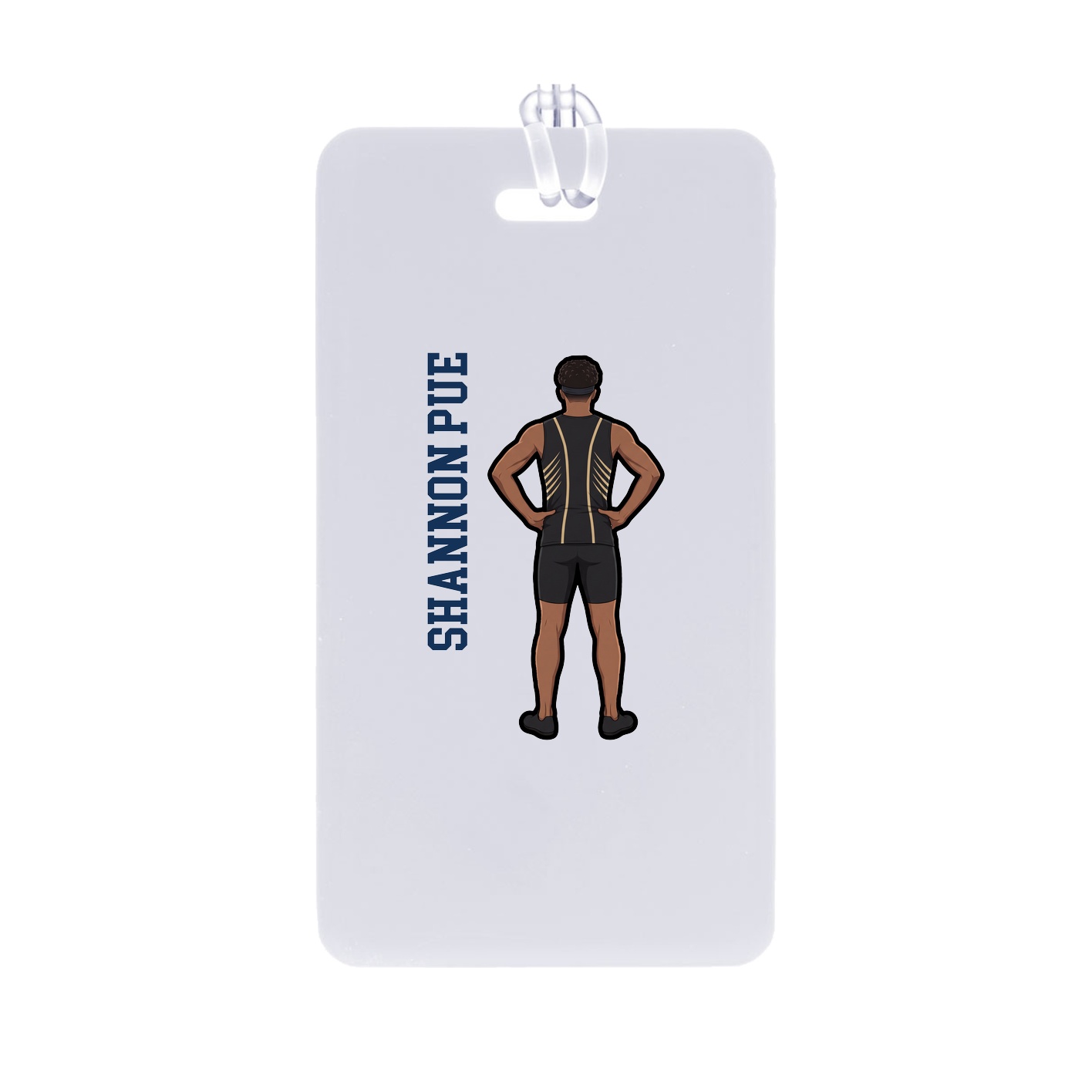 Bag Tag — Name Vertical in Classic