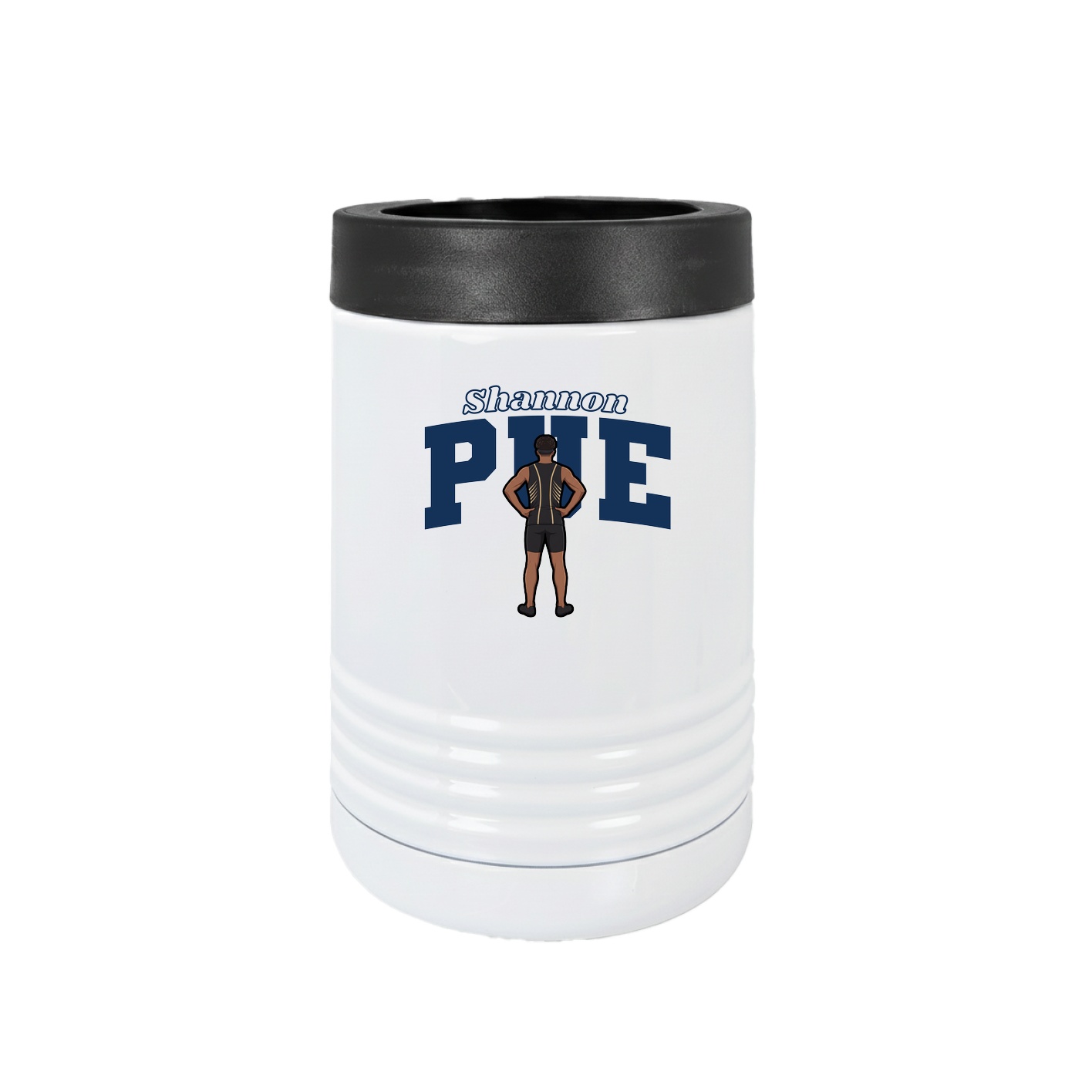 Beverage Holder — Name Arch in White