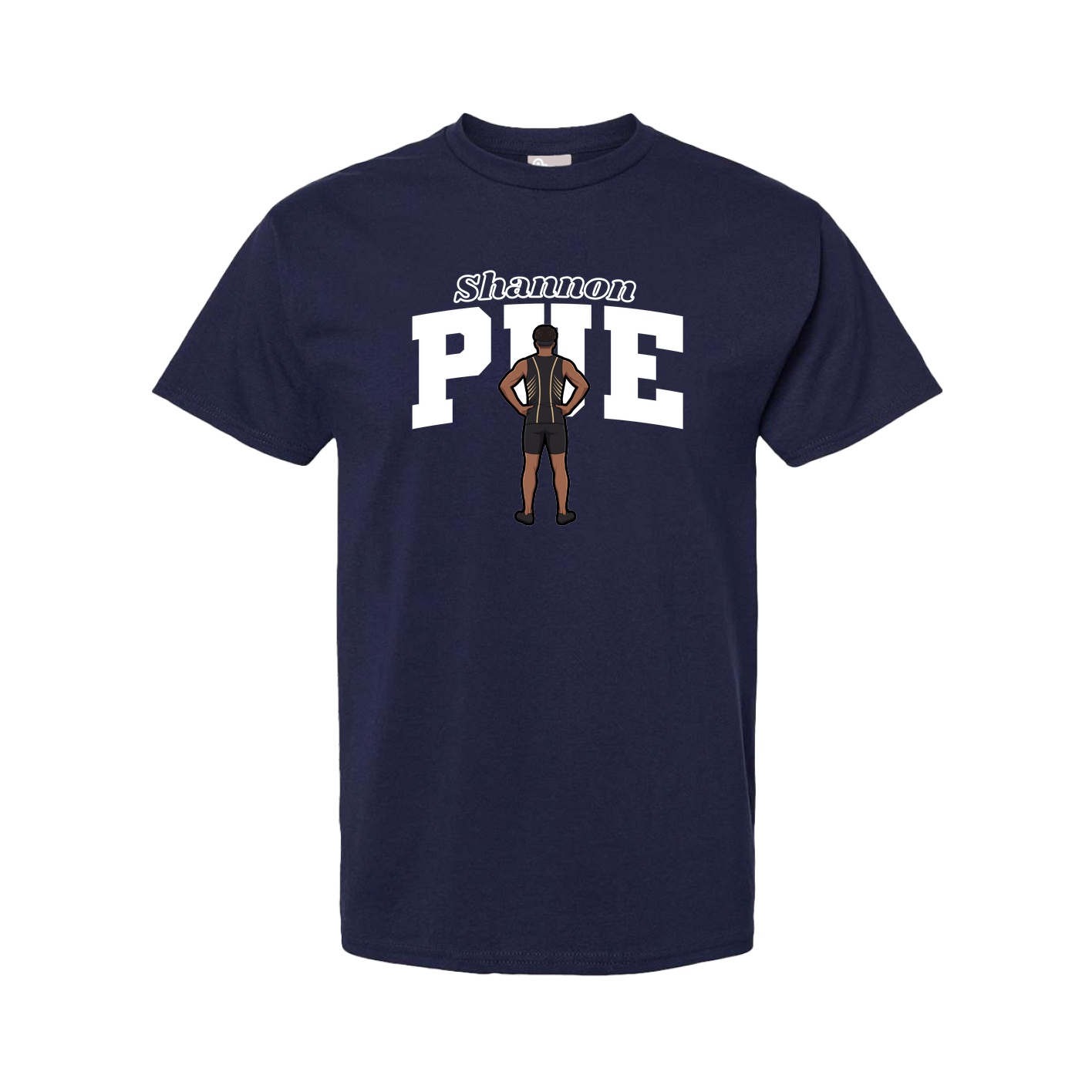 Tee — Name Arch in Navy