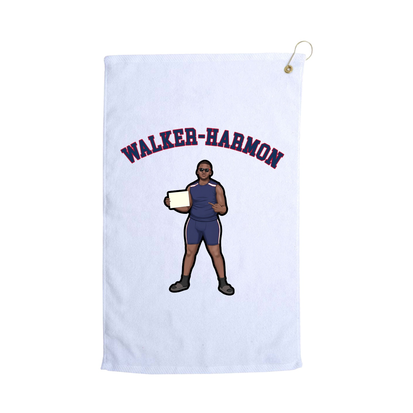 Golf Towel — Classic in White