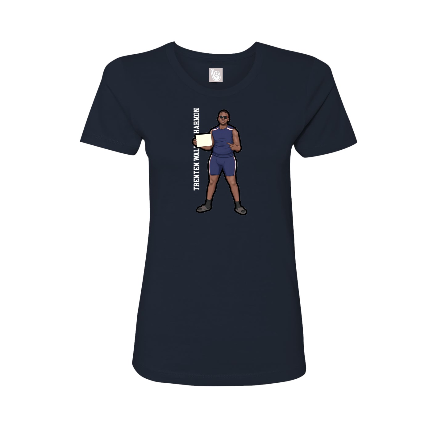 Fitted Women's Tee — Classic in Navy