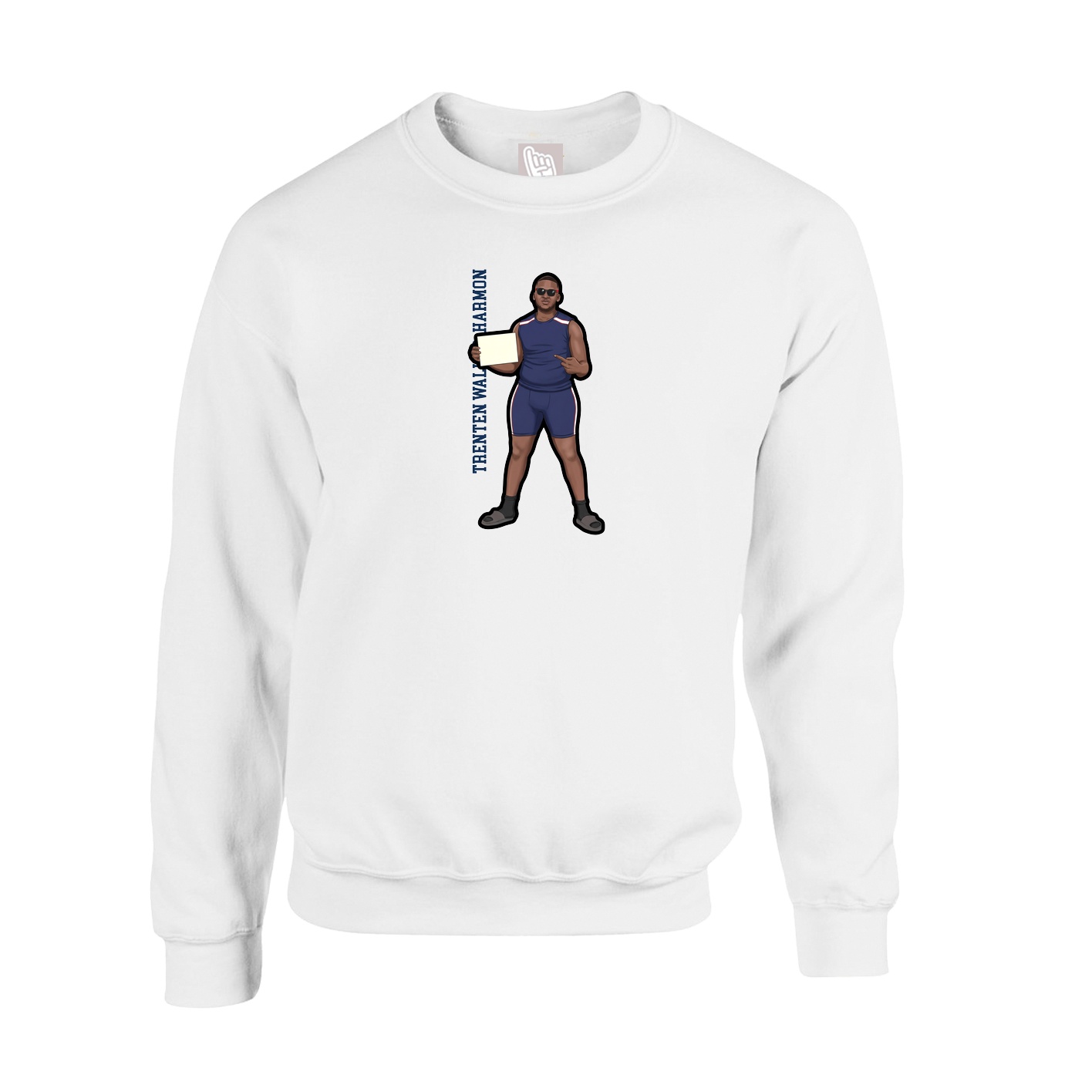 Fleece Crew — Classic in White