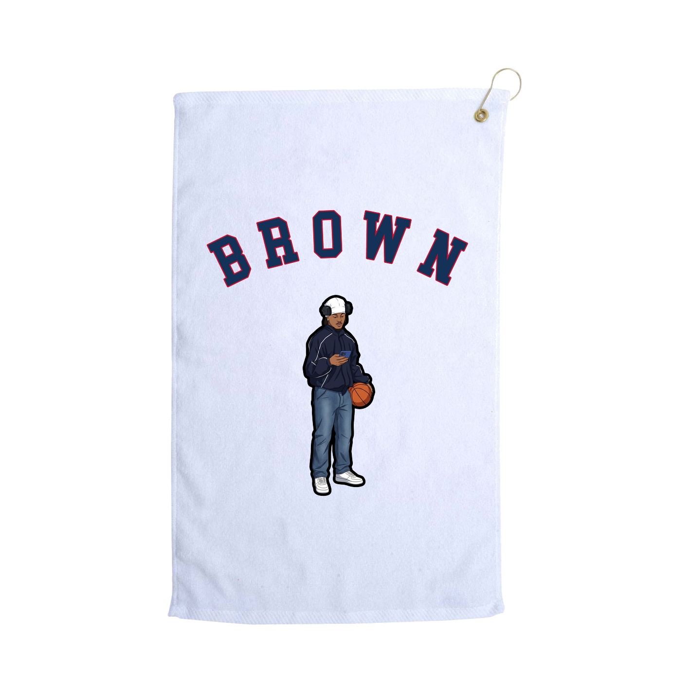 Golf Towel — Shirsey Arch in White