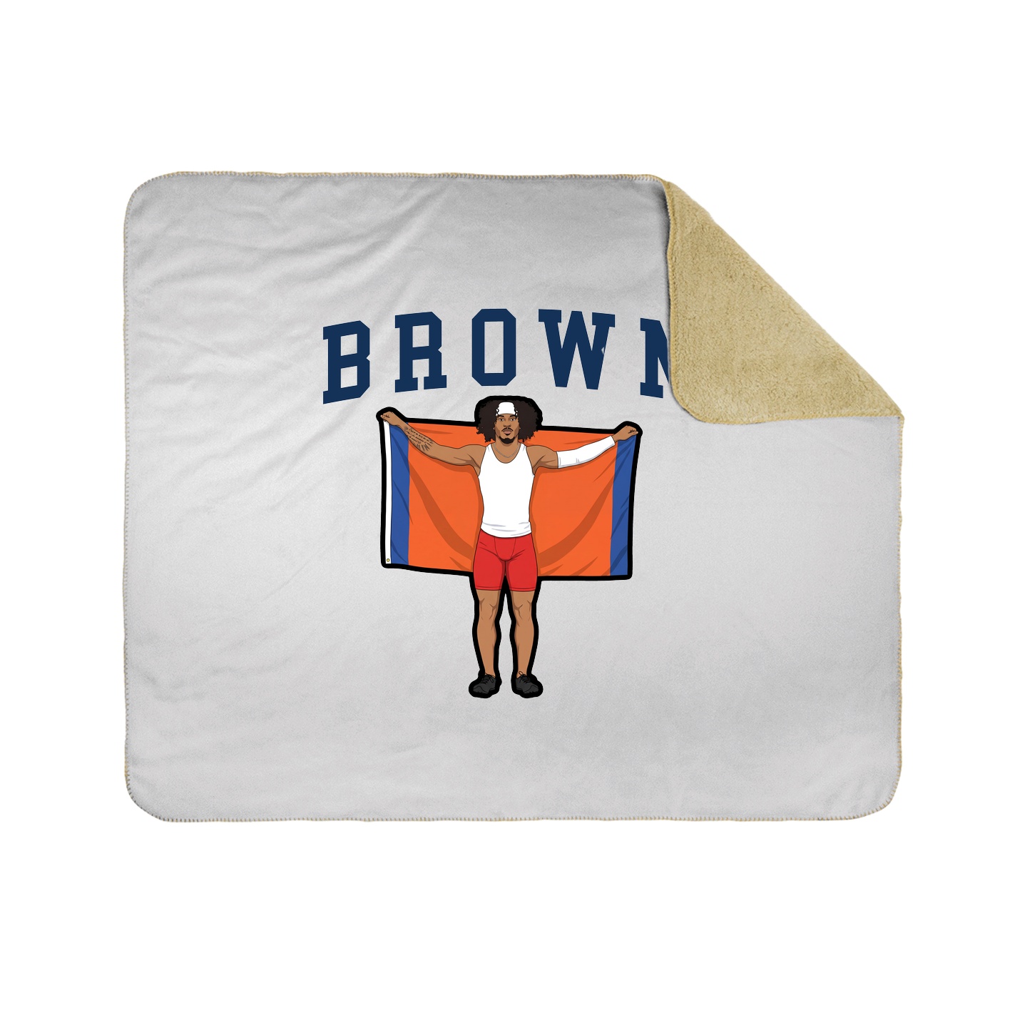 Throw Blanket — Shirsey in White