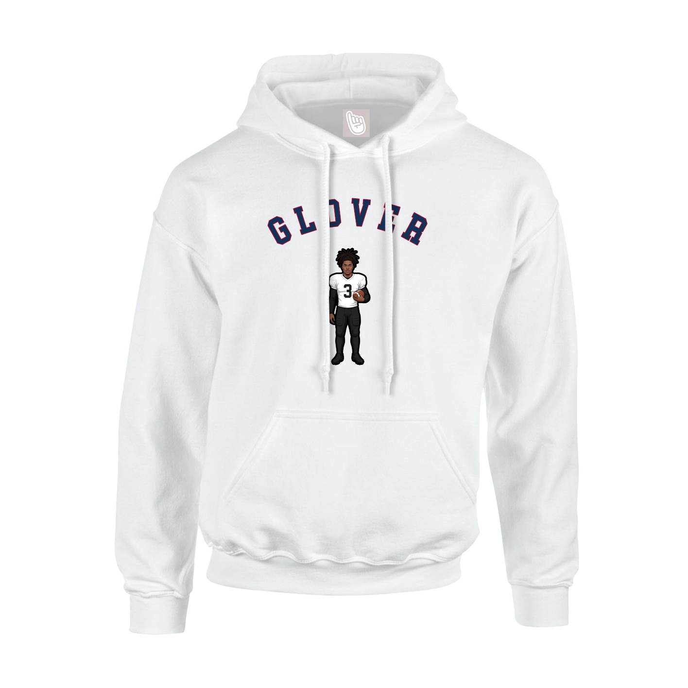 Hoodie — Shirsey Arch in White