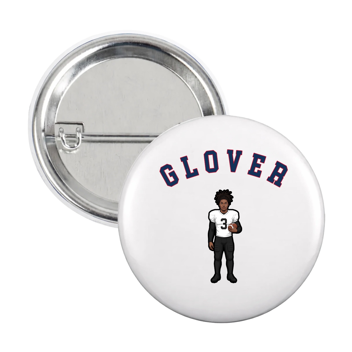 Game Day Button — Shirsey Arch in White