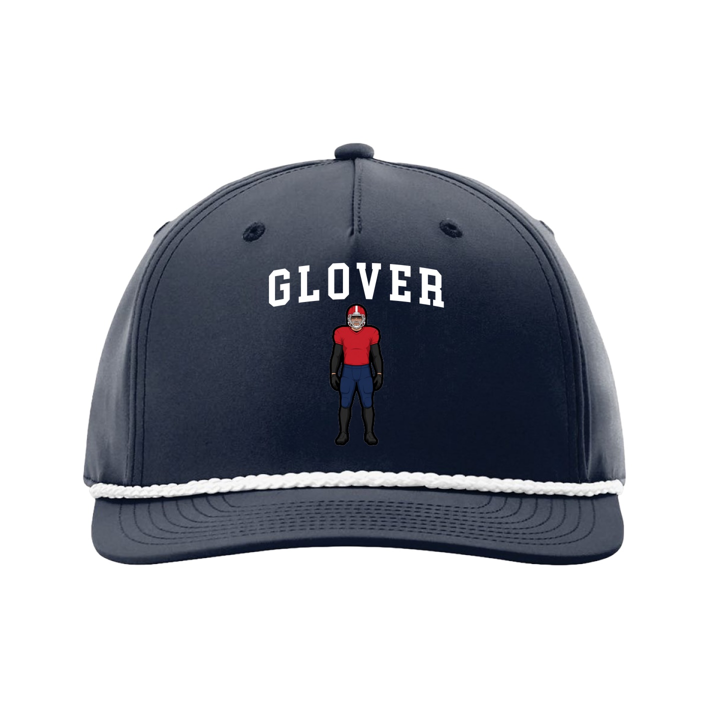 Five-Panel Classic Rope Cap — Shirsey in Navy