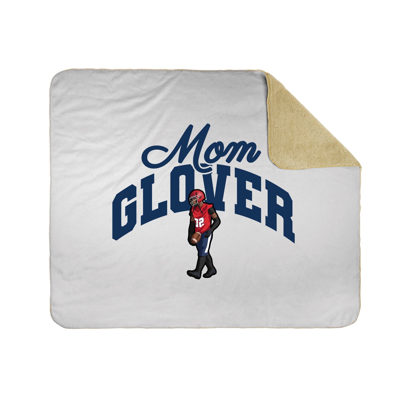 Throw Blanket — Mothers Day Arch in White