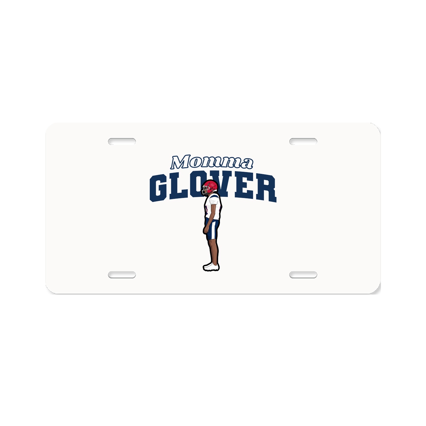 License Plate — Mothers Day Block in Classic