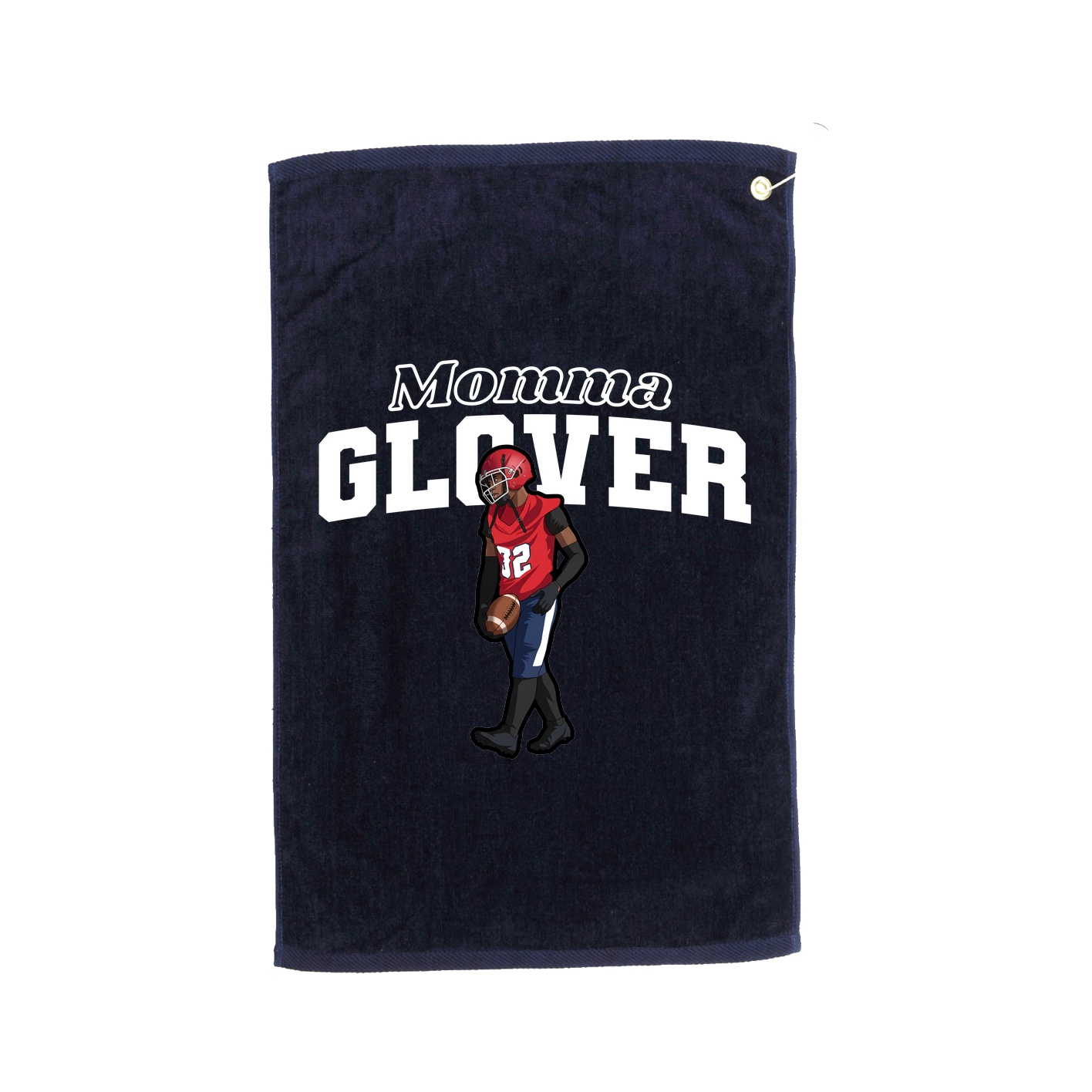 Golf Towel — Mothers Day Block in Navy