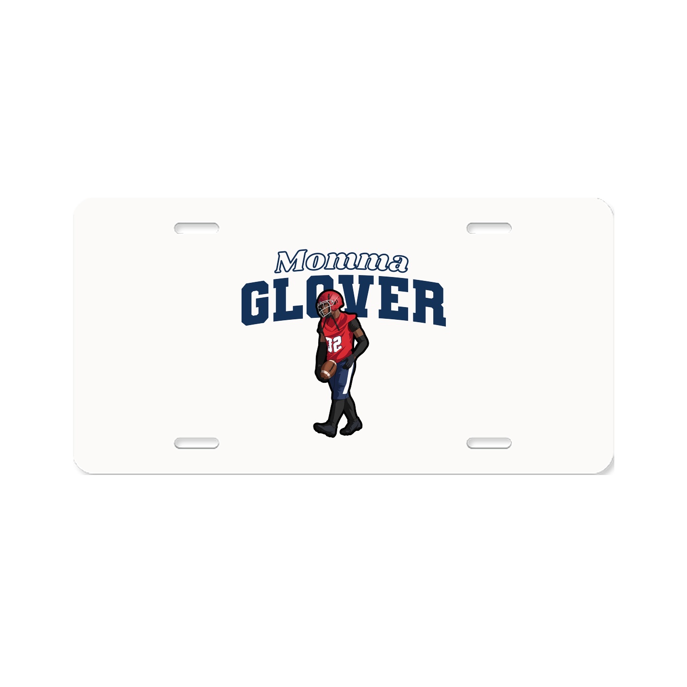 License Plate — Mothers Day Block in Classic