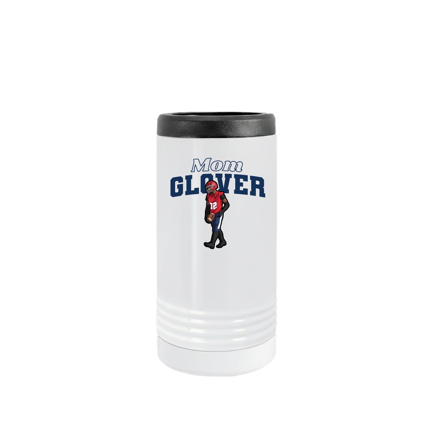 Slim Beverage Holder — Mothers Day Block in White