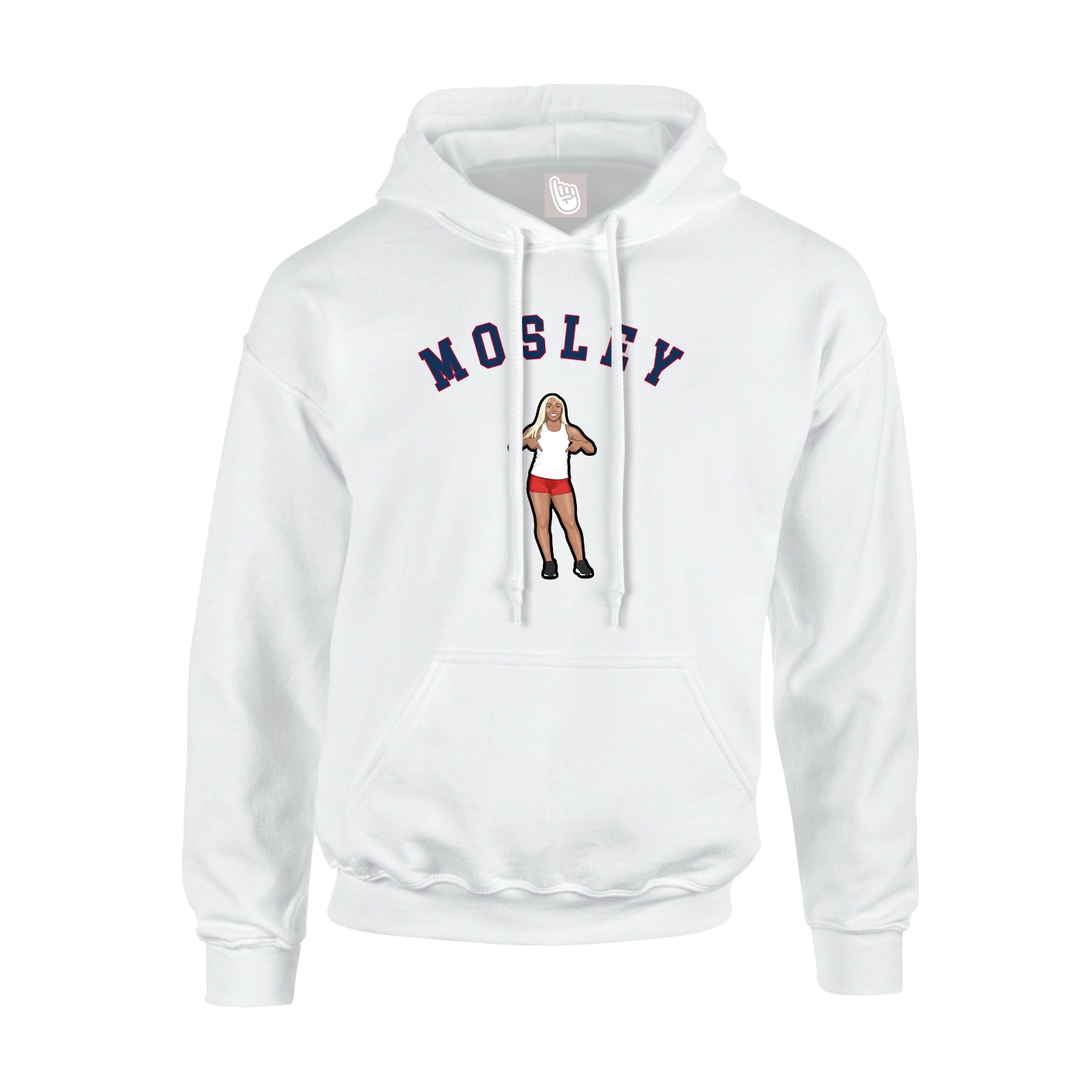 Hoodie — Shirsey Arch in White