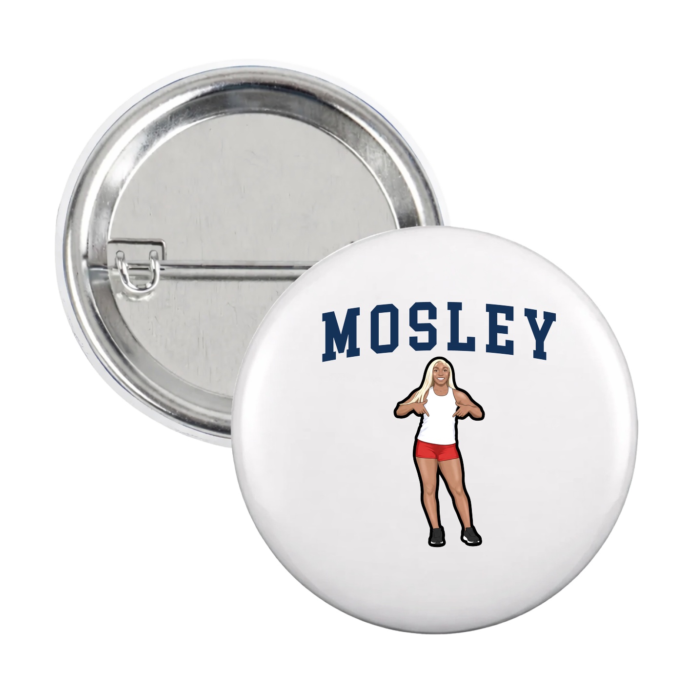 Game Day Button — Shirsey in White