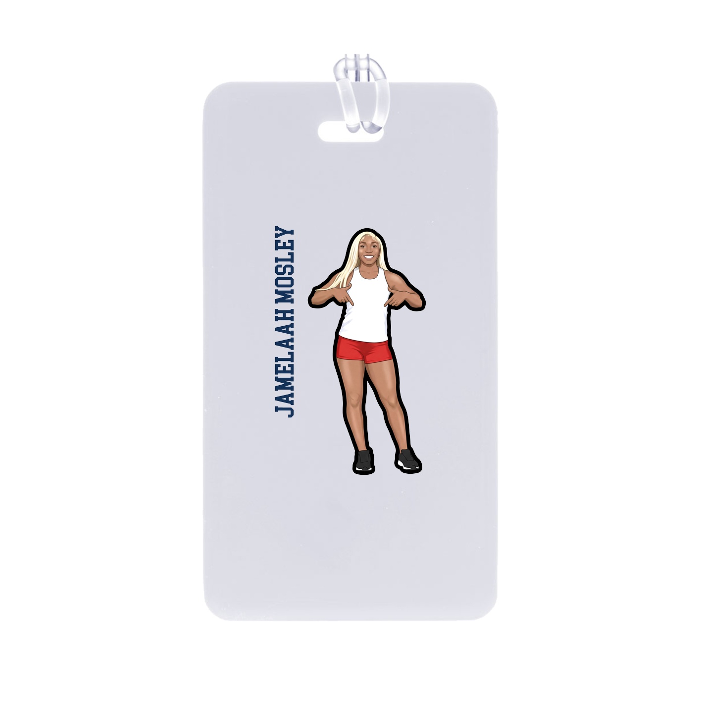 Bag Tag — Name Vertical in Classic
