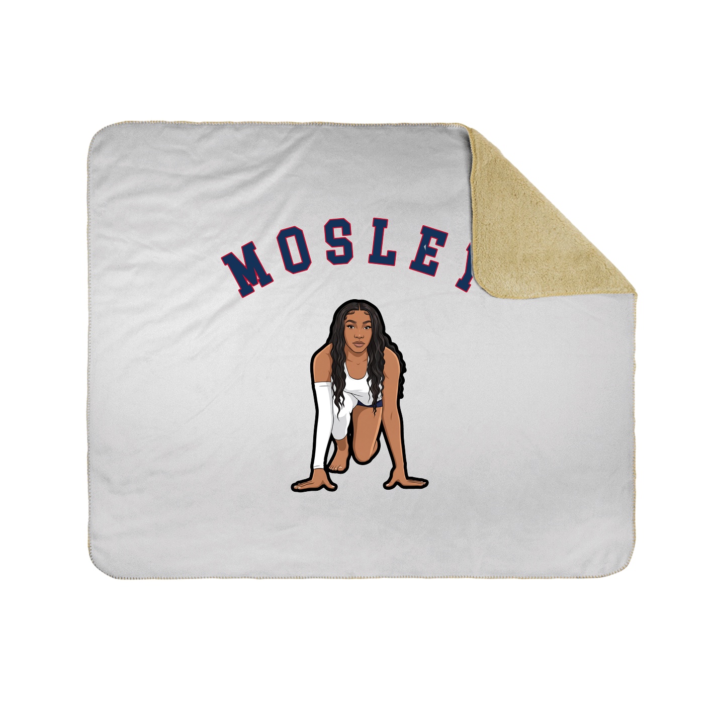 Throw Blanket — Shirsey Arch in White