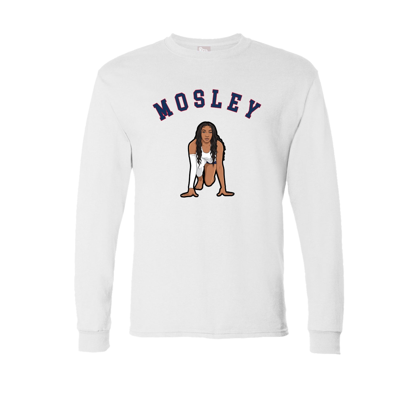 Long Sleeve Tee — Shirsey Arch in White