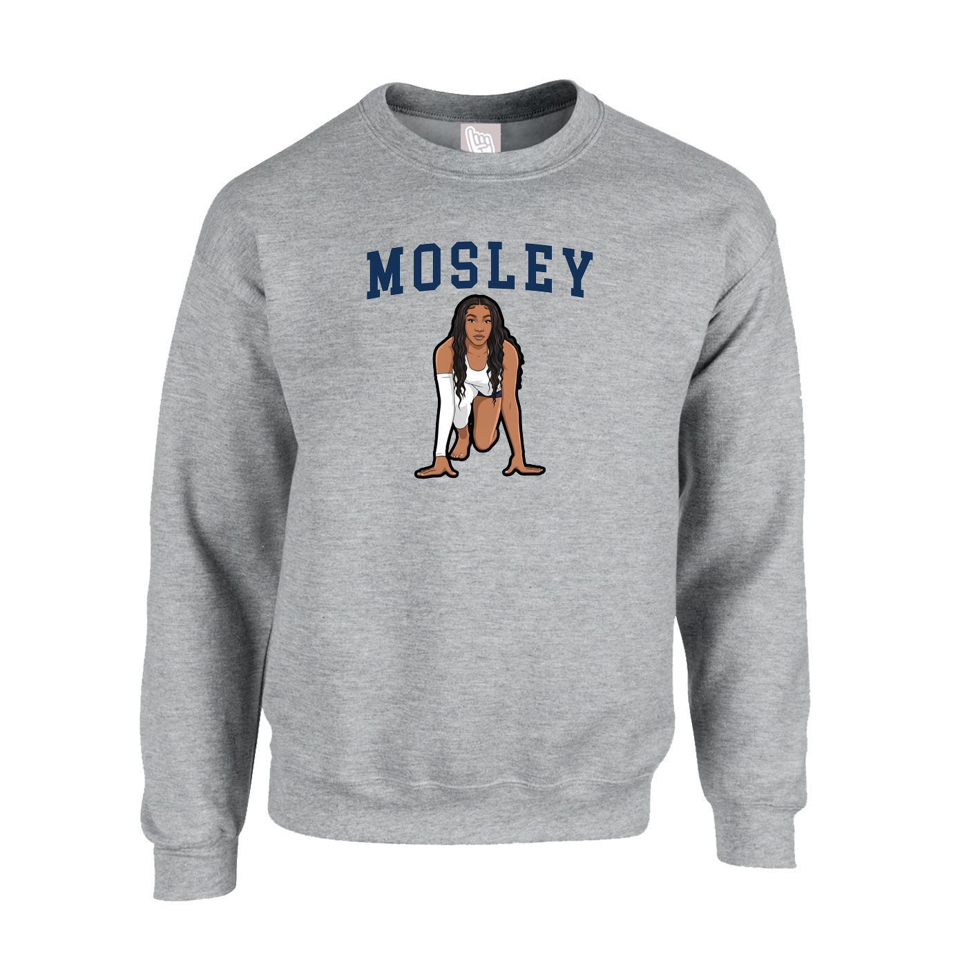 Fleece Crew — Shirsey in Grey