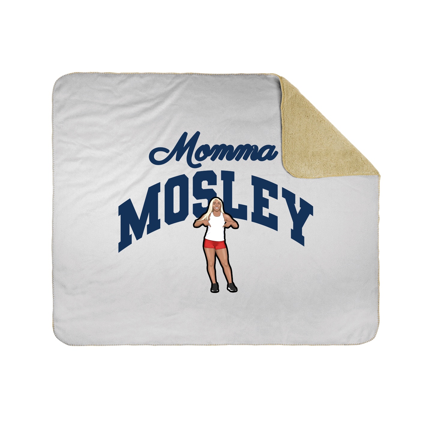 Throw Blanket — Mothers Day Arch in White