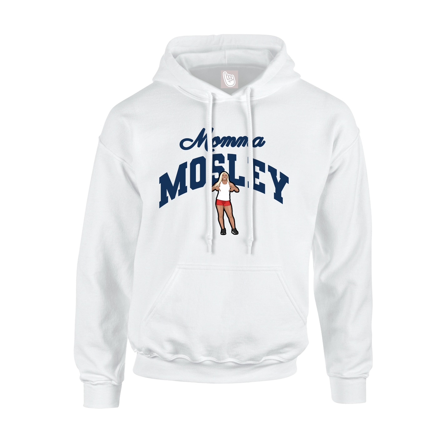 Youth Hoodie — Mothers Day Arch in White
