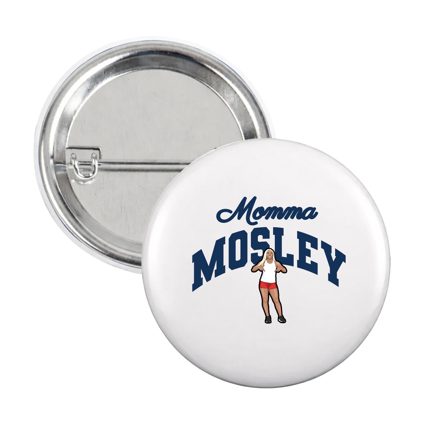 Game Day Button — Mothers Day Arch in White