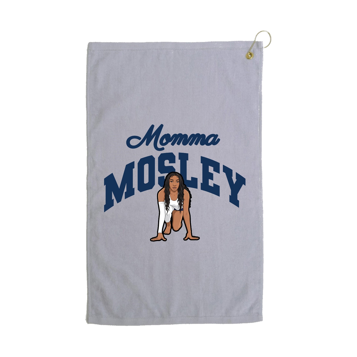 Golf Towel — Mothers Day Arch in Grey
