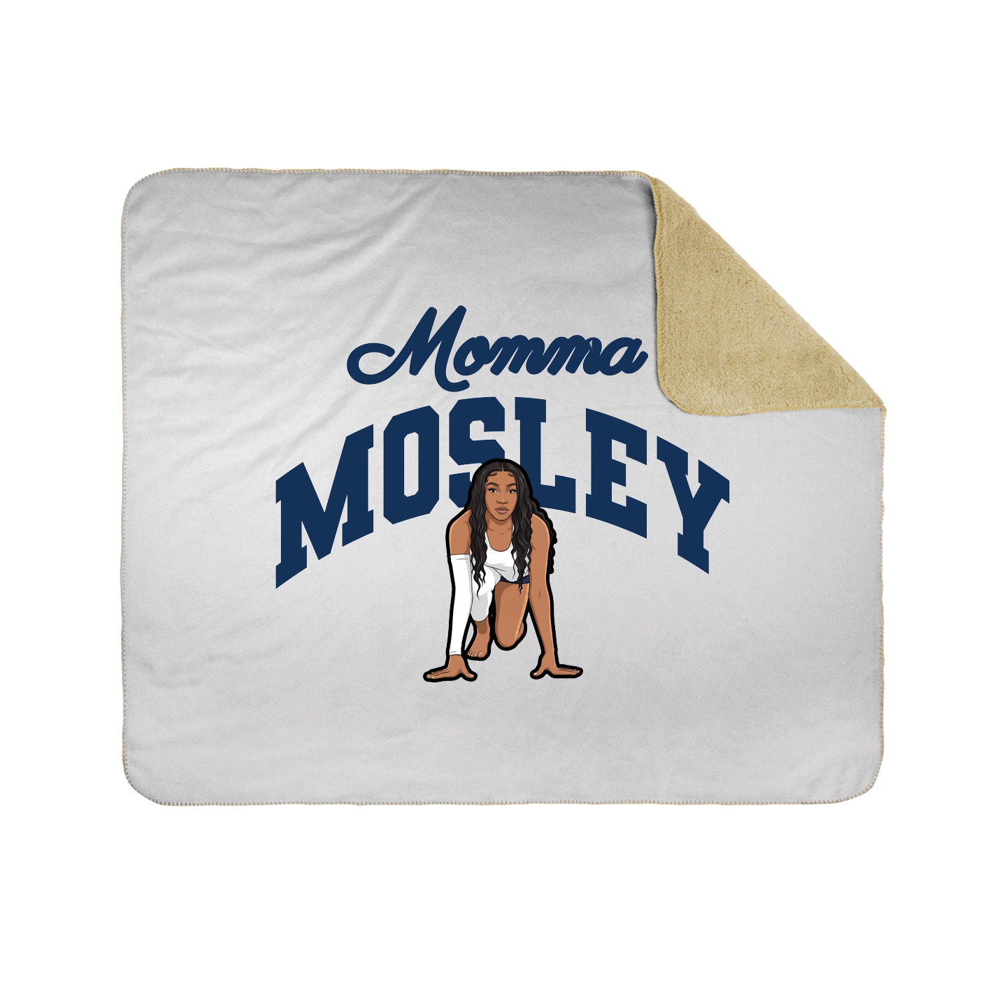 Throw Blanket — Mothers Day Arch in White
