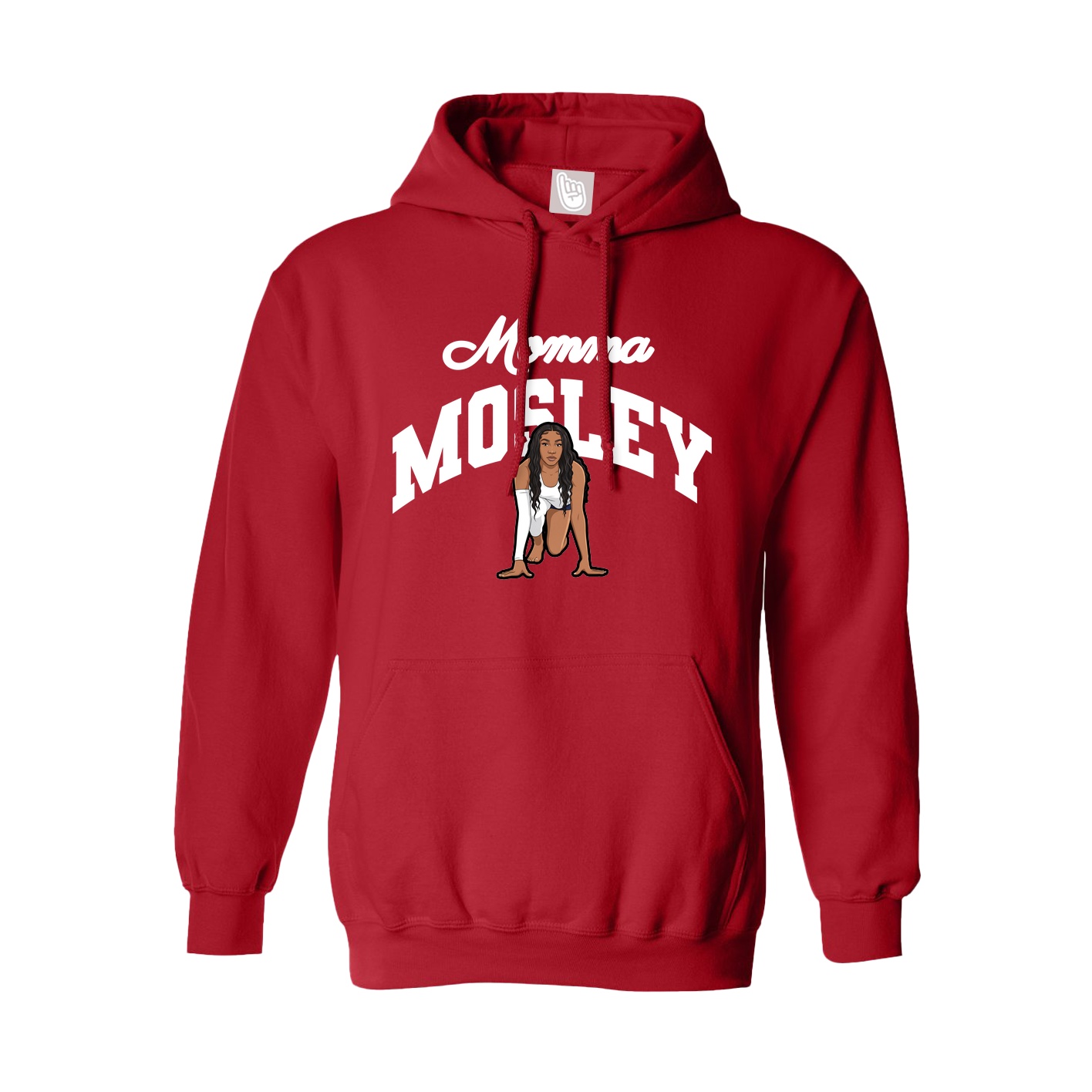 Youth Hoodie — Mothers Day Arch in Red
