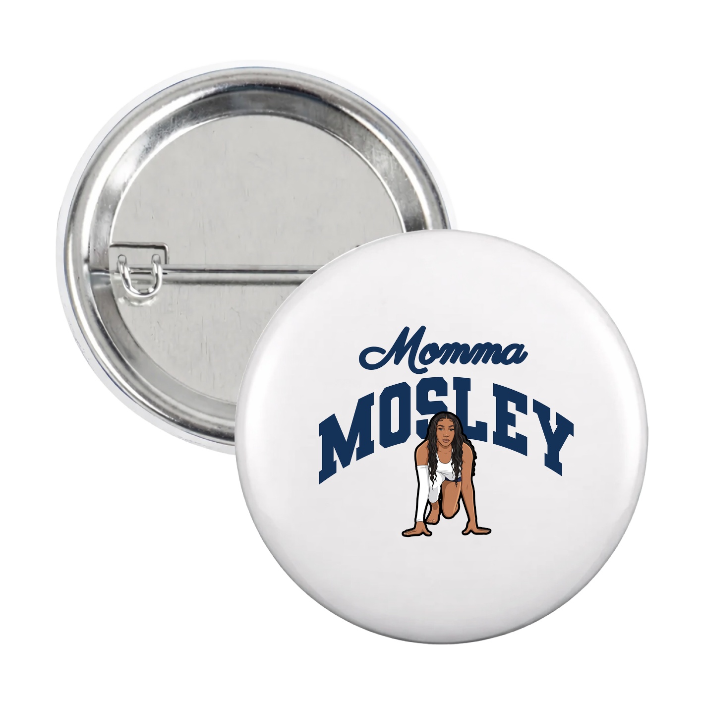 Game Day Button — Mothers Day Arch in White