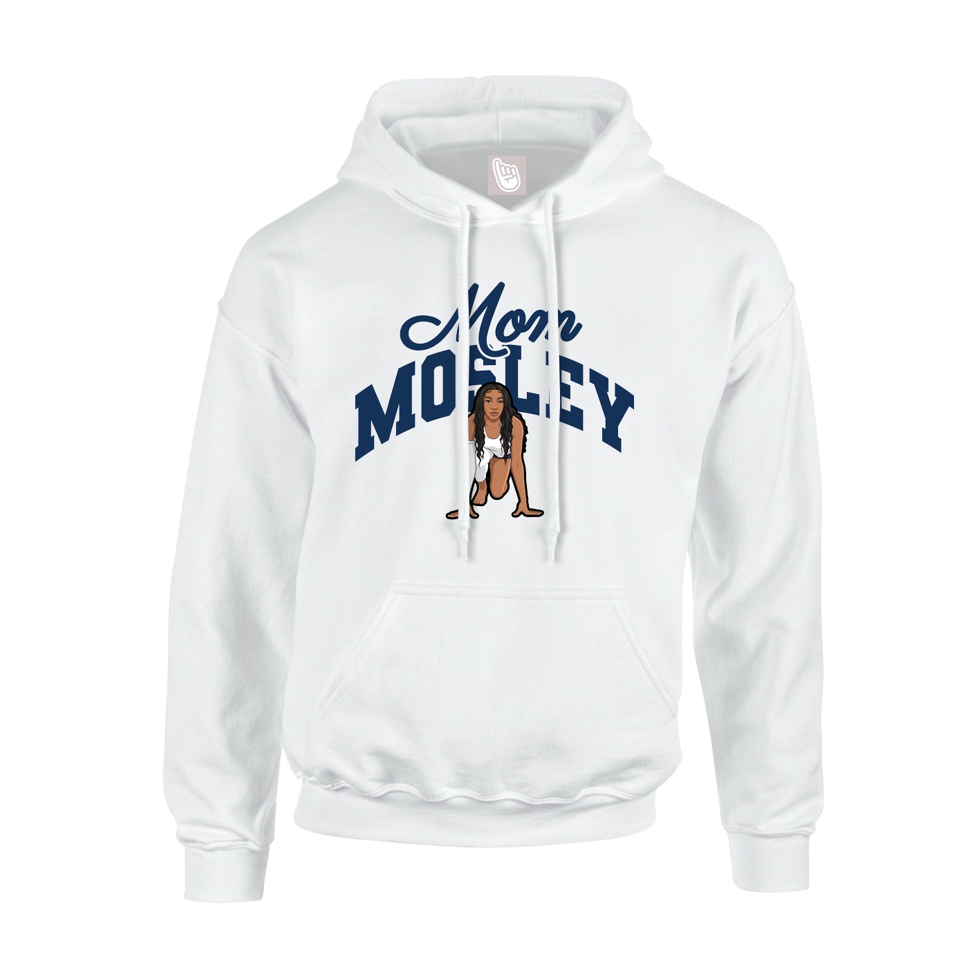 Youth Hoodie — Mothers Day Arch in White