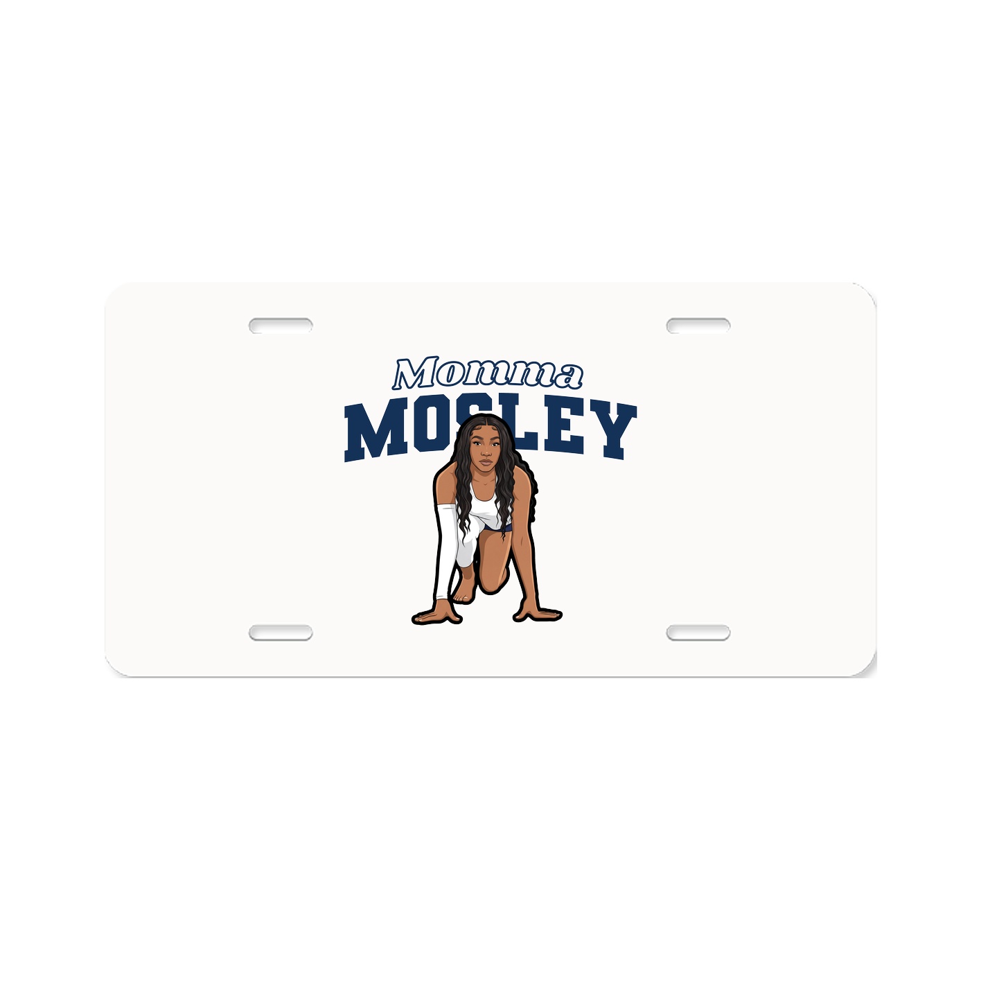 License Plate — Mothers Day Block in Classic