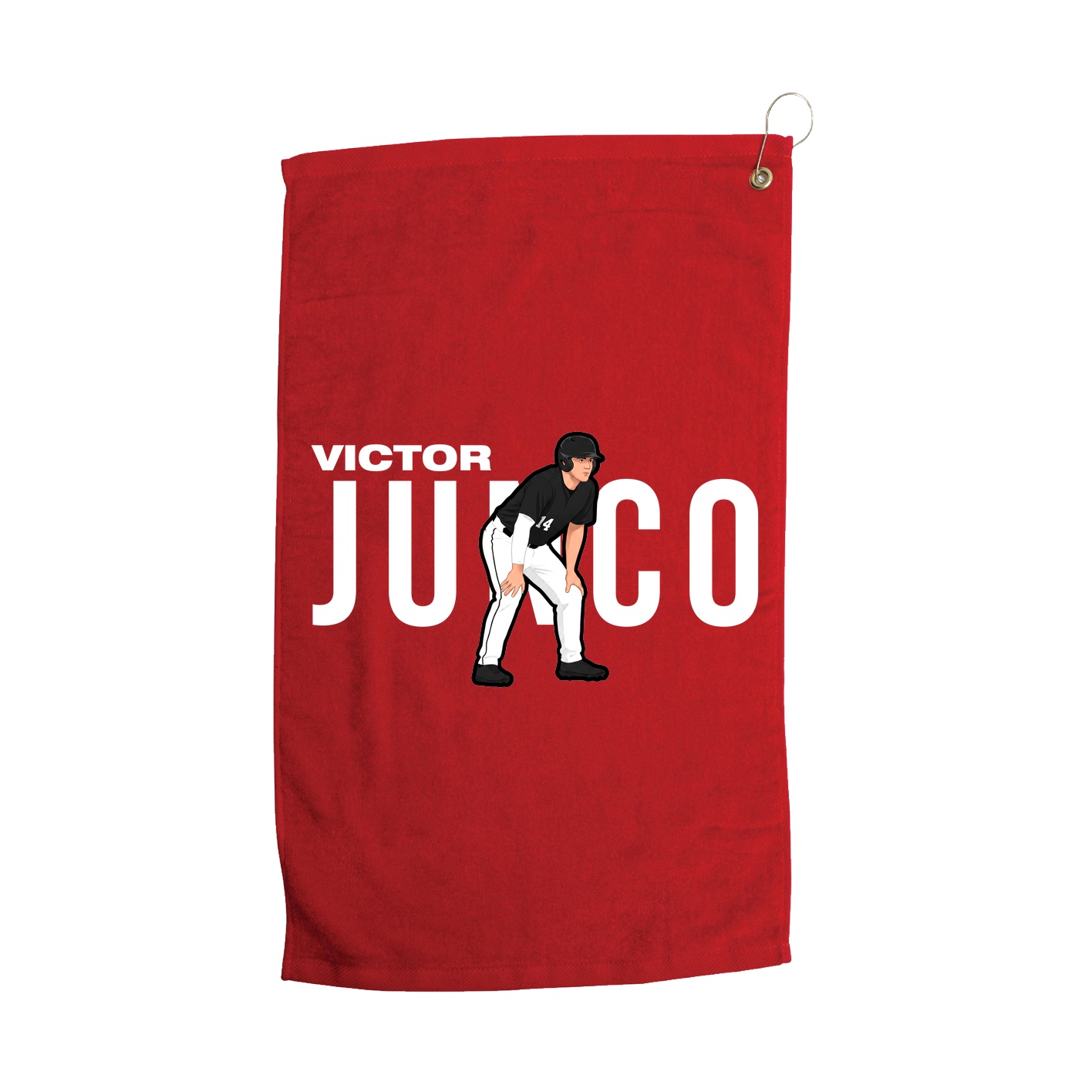 Golf Towel — Player Name in Red
