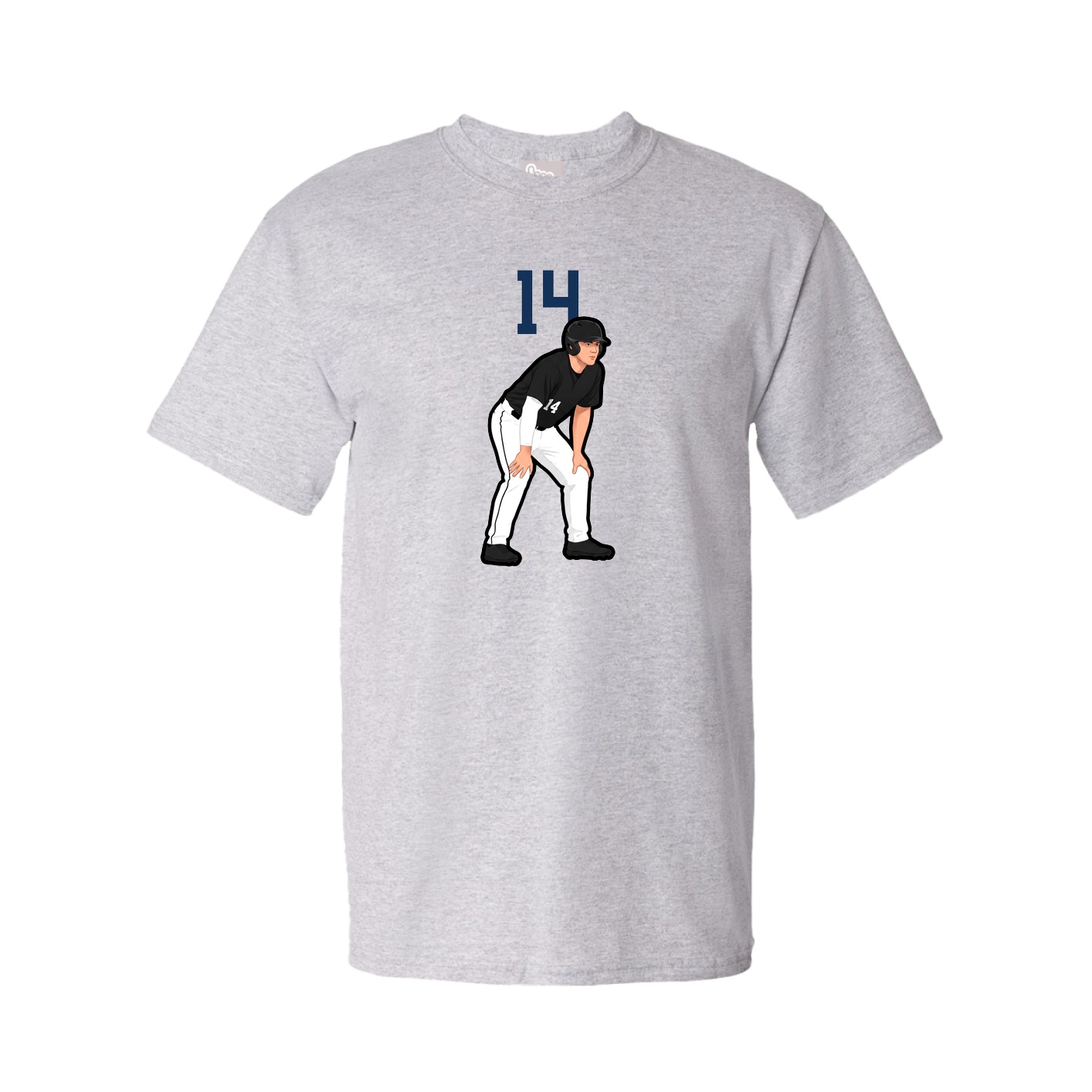 Tee — Number Top in Grey