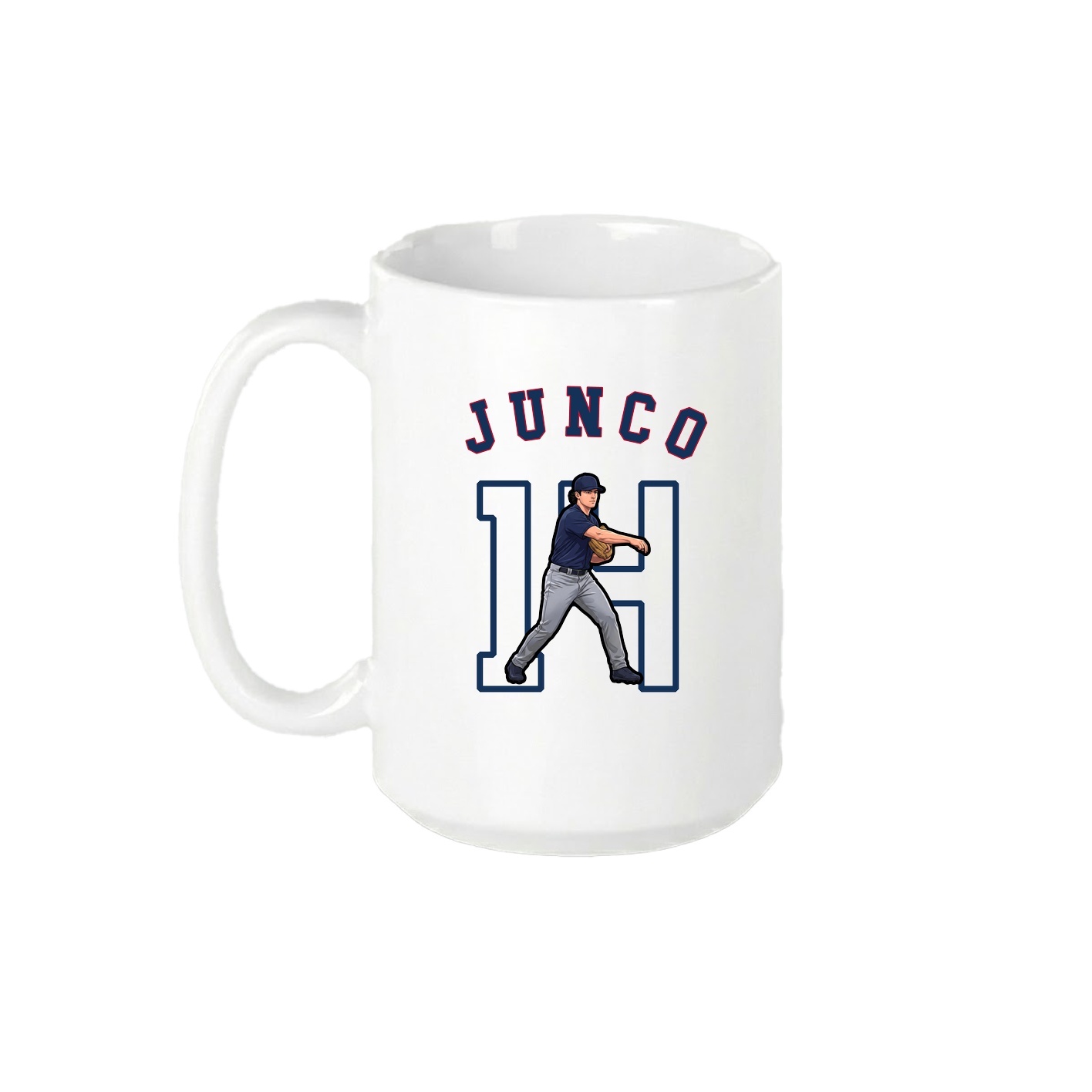 15oz Coffee Mug — Shirsey Arch in White